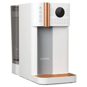 Filtro de Água de Bancada sem Instalação com Sistema de Osmose Reversa e Filtro de 4 Estágios 3:1 Puro para Drenar, ICEPURE