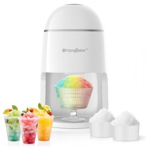 Máquina de Raspadinha StrongBear Snow Cone, Picadora de Gelo Elétrica, Fabricante de Raspadinhas para Casa e Festas de Verão