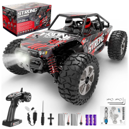 Carrinho de Controle Remoto 2.4 Ghz, Off Road até 40 km por hora, Idade Recomendada 14, RADCLO, Preto