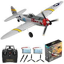 Avião de Controle Remoto Aeronave Controlada por Rádio com Acessórios, Sistema de Estabilização Xpilot, 28 C 76111 RTF, Amarelo e Verde