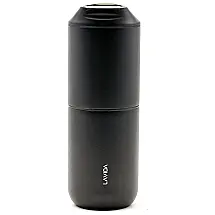 Máquina de Café Portátil Elétrica com Filtro Moedor, VIVALAVIDA, Preta
