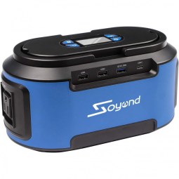 Soyond Estação de Energia Portátil 200W Saída 12V e USB e USB C Fonte Emergencial de Energia