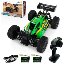 Bonzai RC Carrinho de Controle Remoto p, Adultos Off Road 114 Escala Até 40 KM, H, Recarregável, Verde