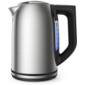 Chaleira Elétrica 1.7L, Aço Inoxidável, 1500W, 110v, AIRYOYO, Prateado