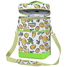 Bolsa Térmica Para Transporte de Vinhos até 4 Garrafas, lima, BALEINE, Verde lima