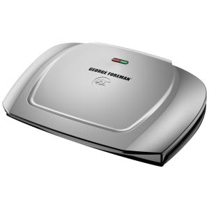 Grill Churrasqueira Portátil, 110v, GEORGE FOREMAN GR2144P, Prateado