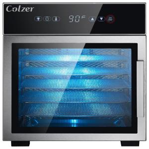 COLZER, Máquina desidratadora de alimentos com 6 bandejas, 110 V, 500W, Branco