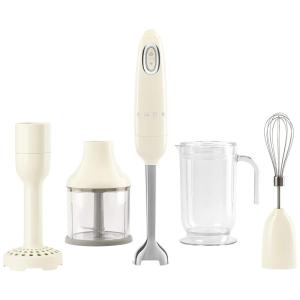 Smeg HBF02CRUS Mixer com Velocidade Ajustável e Acessórios 350W, Creme