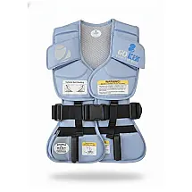 Colete de Contenção Gokiz 801 Azul Claro Posicionador de Cinto Portátil 3 a 6 Anos