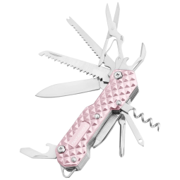 FANTASTICAR Alicate Multifuncional 15 em 1, Aço, Rosa