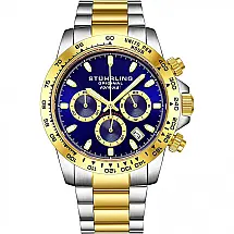 Relogio Stuhrling Homem, Masc Chronograph Aço Inox. Fórmula 1 100 M Mergulho, Dive