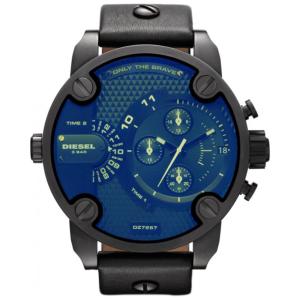 Relógio Masculino Analógico Quartzo, Couro, DIESEL DZ7257, Preto