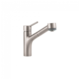 Torneira Cozinha com Alça Única e Pulverizador Removível, Aço Inoxidável, hansgrohe Talis S 06462860