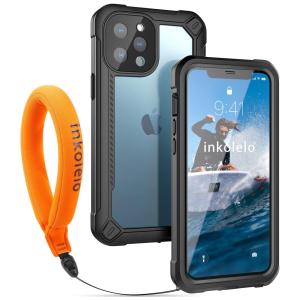 Capinha Compatível com a va d com Vidro Temperado, INKOLELO iPhone 12 Pro Max 6.7 inch, Preto