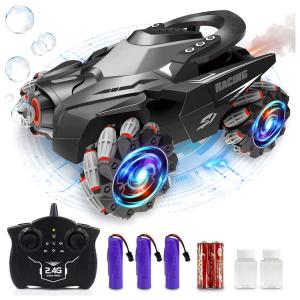 AHIROT Carrinho de Controle Remoto p, Adultos Off Road Até 25 KM, H, Recarregável, Escala 112, Preto