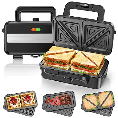 Sanduicheira e Máquina de Waffle