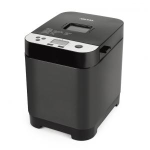 Panificadora Automática com Personalização de Cor da Crosta, Tampa Transparente e Antiaderente, 110V 450W, Aroma Housewares, Preto