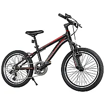 Bicicleta Infantil para Montanha com 6 Marchas, para 6 a 10 anos, COEWSKE, Preto