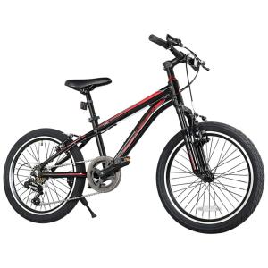 Bicicleta Infantil para Montanha com 6 Marchas, para 6 a 10 anos, COEWSKE, Preto