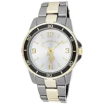 Relógio An Maclino Homem Qartzo Claico, escuro, escuro, U.S. POLO ASSN. USC80298, Cinza escuro