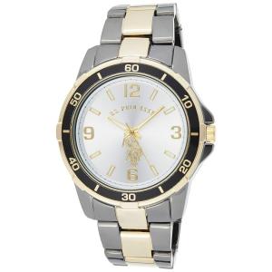 Relógio An Maclino Homem Qartzo Claico, escuro, escuro, U.S. POLO ASSN. USC80298, Cinza escuro