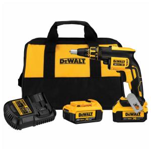 Parafusadeira 20V Recarregável 4. de Potência, 110v, DEWALT DCF620M2, Amarelo