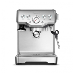 Cafeteira Elétrica Programável Expresso Automática com Vaporizador Aço Inoxidável 1650W, 110v, BREVILLE BES840XL, Prateado