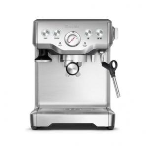Cafeteira Elétrica Programável Expresso Automática com Vaporizador Aço Inoxidável 1650W, 110v, BREVILLE BES840XL, Prateado