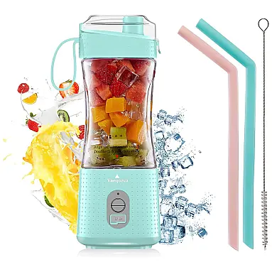 Vaeqozva Mini Liquidificador Portátil 380mL