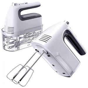 Batedeira de Mão Elétrica com 5 Velocidades e 4 Acessórios 400W, 110v, JIOJIOY CX 6676 1, Vermelho