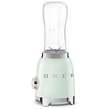 Liquidificador Pessoal Smeg 50s Retro Style com Botão Iluminado e Duas Garrafas Livres de BPA de 600 ML - Verde Pastel