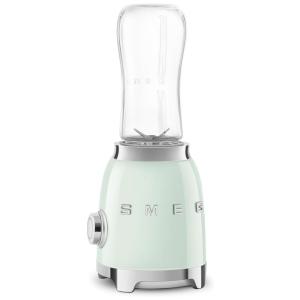 Liquidificador Pessoal Smeg 50s Retro Style com Botão Iluminado e Duas Garrafas Livres de BPA de 600 ML - Verde Pastel