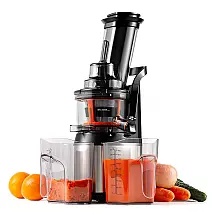 Espremedor Moedor Frutas Legumes Separa Celulose da Polpa, 110v, VENTRAY, Preto