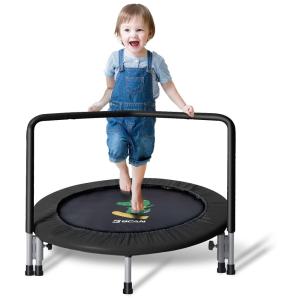 Cama Elástica Interna Dobrável com Apoio Ajustável, até 44 kg, BCAN, Verde Claro