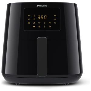 Fritadeira Digital Philips Essential Connected XL Preta 6,2L Wi-Fi Alexa Rapid Air Touch 7 Menus 2000W 220V