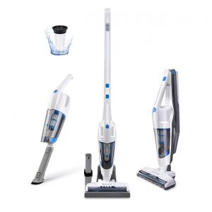 Aspirador de Pó sem Fio Portátil com Bateria Recarregável para Carpetes e Piso de Madeira, 110V, Vacmaster VSD1801, Branco