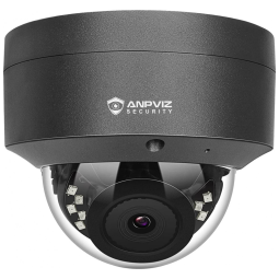 Câmera de Segurança Externa IP PoE 5MP com Microfone e Visão Noturna, Anpviz, Cinza