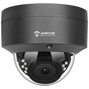 Câmera de Segurança Externa IP PoE 5MP com Microfone e Visão Noturna, Anpviz, Cinza