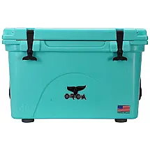 Cooler Térmico Portátil 80 Litros com Isolamento Espesso, ORCA, Azul