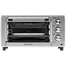 PowerXL Air Fritadeira Elétrica Air Fryer 4.5L Multifuncional com Painel de Controle Digital, 1500W, 110V, Prata