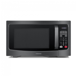 Micro Ondas de Bancada em Aço Inoxidável 33L com 12 Programas, 110V 1100W, TOSHIBA EM131A5CBS, Preto