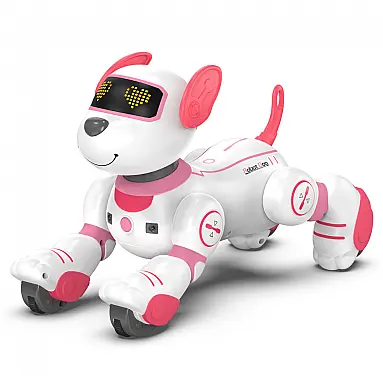 Robô Cachorro Interativo Rosa –