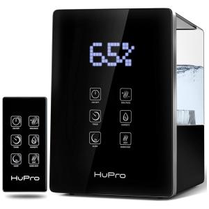 PRO 771 Umidificador Ultrassônico Portátil 6L até 12H, Área até 46 m2, 110v, HUPRO, Preto