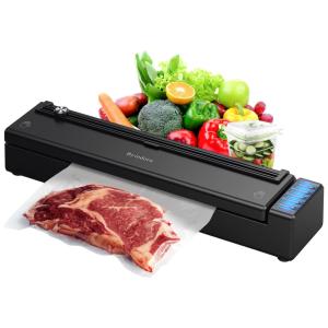 Seladora a Vácuo Automática Úmido, Seco com Painel de Controle Digital, 110v, BYINDORN, Preto