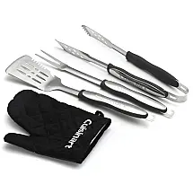 Conjunto de ferramentas de grelha com luva, preto 3 peças, CUISINART CGS 134BL, Preto