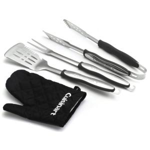 Conjunto de ferramentas de grelha com luva, preto 3 peças, CUISINART CGS 134BL, Preto