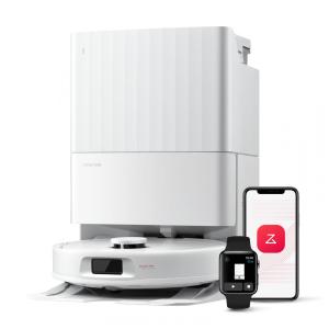 Roborock Qrevo Series: Aspirador Robô e Mopa, 8000Pa, Escova Antienrosco, Navegação Inteligente, Estação de Carregamento Tudo-em-Um, Mops