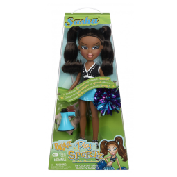 Boneca de Moda Bratz Play Sportz Sasha com Acessórios, Líder de Torcida