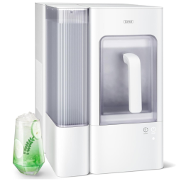 Máquina de Gelo que Produz 17 kg em 24H, Formato do Gelo em Pellets com Função de Autolimpeza, 110V 170W, Gevi, Branca