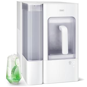 Máquina de Gelo que Produz 17 kg em 24H, Formato do Gelo em Pellets com Função de Autolimpeza, 110V 170W, Gevi, Branca